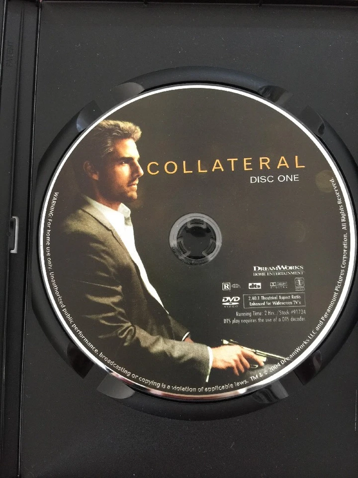 Collateral (DVD, 2004, 2-Disc Set) Tom Cruise Jamie Foxx - Image 3 of 3