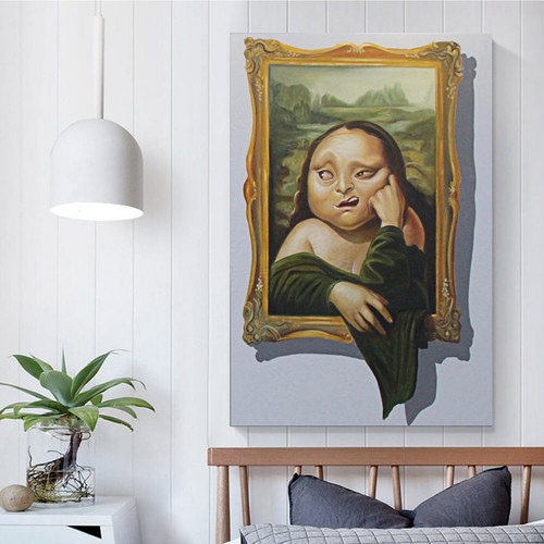 Fantasy Van Gogh Mona Lisa Poster Prints Canvas Wall Art for Home Decor - Picture 15 of 15