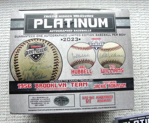 Craig Biggio Signed Tristar Hidden Treasures Platinum Baseball W/COA #18/24 Auto - Picture 7 of 9