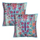 Art Decor Handmade Floor Cushion Patchwork Indian Hippie Gypsy Pillow Meditation