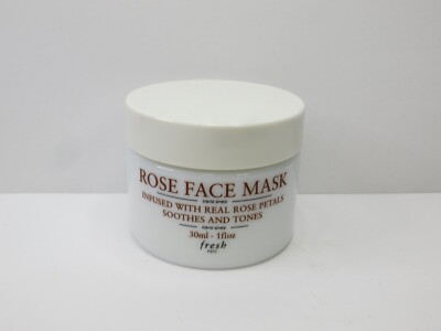 FRESH ROSE FACE MASK INFUSED WITH REAL ROSE PETALS 1 OZ