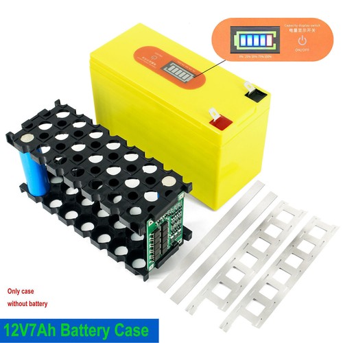 12V 3S 7P Li-ion Battery Storage Case Box with Power Display/ 3S40A BMS/Holder - Picture 4 of 16