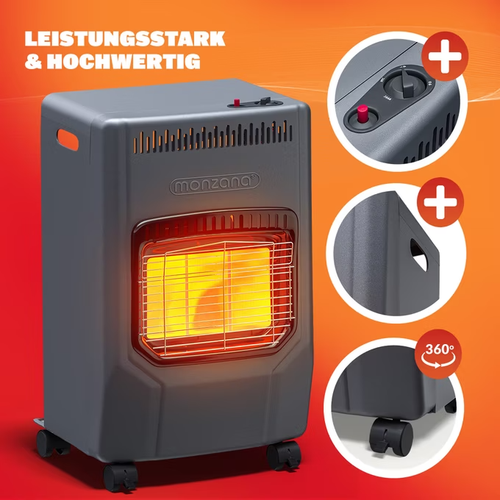 Gasheizofen 4200W Heizgerät Gasheizung Gasheizer Gasheizstrahler Infrarot - Bild 6 von 24