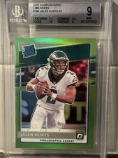 2020 Optic Rated Rookie Jalen Hurts Lime Green /35 Jersey Match “2