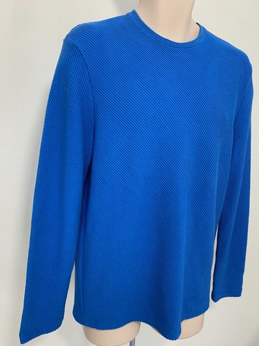 Neu mit Etikett Zara OTTOMAN PULLOVER BLAU STRUKTURIERT HERREN Langarm S #6156 4805 400 402 - Bild 2 von 5
