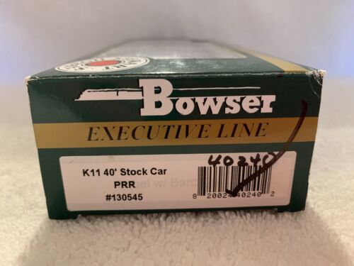 Bowser Executive Line HO Scale Pennsylvania RR K11 40' Stock Car #130545 - Bild 2 von 3