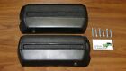 <!--F#f_0-->Arm Rest Bases Black Pair with Screws Front Lower Base 11.5