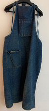 Vintage Denim Mens Worker Apron Selvedge Union Tag 1960s 50s United States