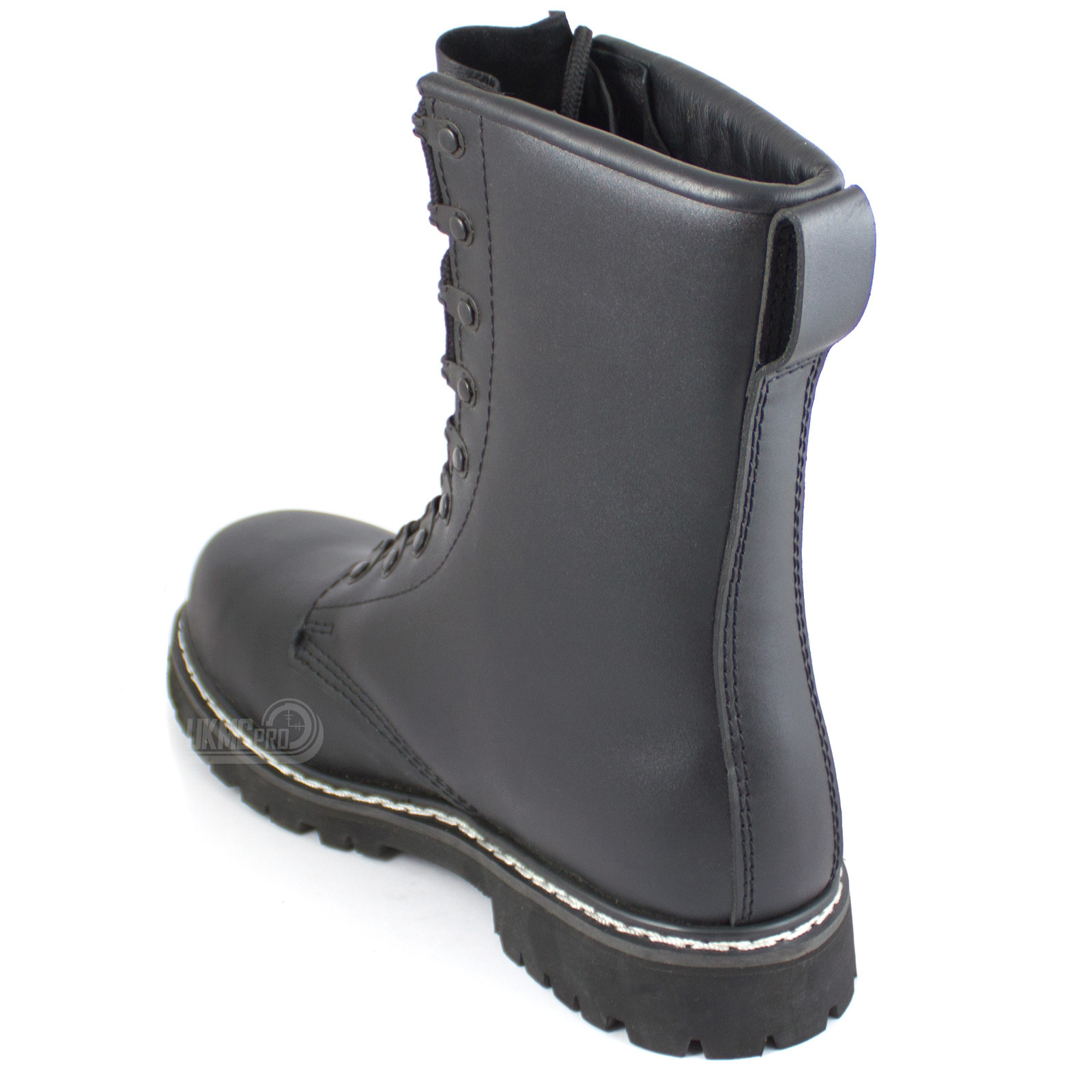 STEEL TOE CAP ESERCITO TEDESCO PARA PARACADUTISTI MILITARE LEATHER Combat Stivali Neri