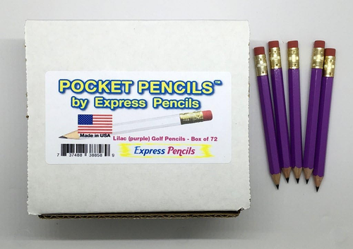 Half Pencils with Eraser - Golf, Classroom, Pew, Short, Mini, Small. Church, Non - Picture 4 of 12