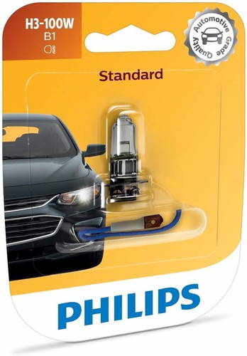 Philips Standard H3 100W HW Two Bulbs Fog Light Plug Play High Wattage Upgrade - Picture 2 of 12