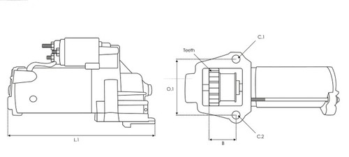 Starter Fits ACURA RL 3.7 06312-R70-505RM 120.026.192 19014N 19014R 3120 - Picture 5 of 5