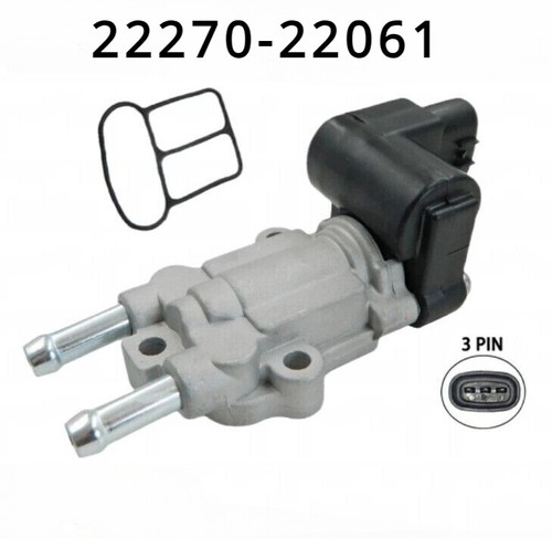 Válvula de control de aire de ralentí 1 pieza Válvula IAC 22270-22061 apta para Toyota Corolla Matrix/ - Imagen 1 de 8
