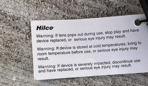 HILCO LEADER C2 Red Unisex Kids Wrap Full Rim Safety Glasses 57-16-135 Medium - Picture 7 of 8