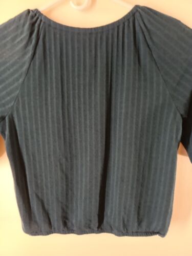 Sonoma Damen Shirt 1X meerblau gestreift Strickstoff 3/4 Arm Rundhals - Bild 8 von 15