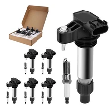 6x Ignition Coil & IRIDIUM Spark Plug Kits for Chevrolet Equinox GMC Saab Saturn