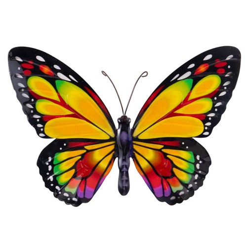 CIM Metall Wanddeko Schmetterling 3er-Set Autumn Mix Wandbild Geschenk Deko - Bild 2 von 4