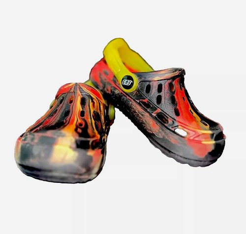 EUC! Skechers Swifters Transluminator Blaze Design Light Up Clogs Kid's Size 7 - Picture 12 of 17