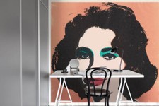 3D Andy Warhol Taylor Self-adhesive Removeable Wallpaper Wall Mural 43