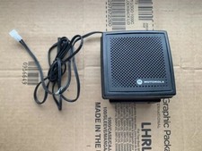 Motorola HSN4032B External Speaker W/Bracket 13W 2 Pin Connector NEW