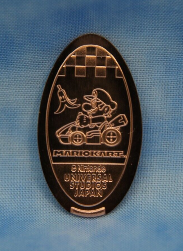 Souvenir Medals Super Mario Kart Universal Studios Japan Limited Pinokio Yoshi - Picture 8 of 9