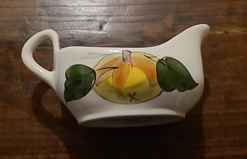 Apple Sauce Boat/Server Vintage 1960's Hand Painted Toni Raymond Pottery England - Picture 4 of 10