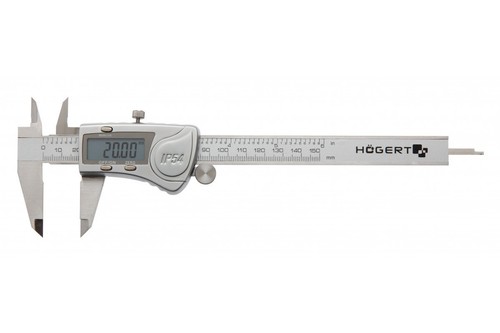 Högert Digitaler Messschieber Messbereich: 155 mm Messgerät Schieber Caliper - Bild 3 von 8