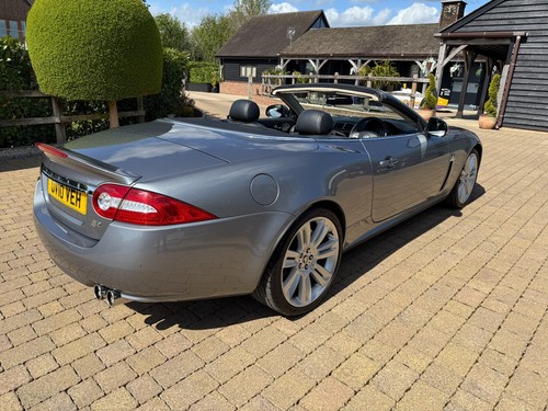 2010 JAGUAR 5.0 XKR CONVERTIBLE GREY/NAVY/BLACK 54K MLS FSH HIGH SPEC CAR - Picture 10 of 22