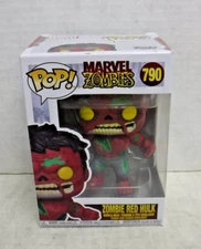 Funko POP! Zombie Red Hulk #790 Marvel Vinyl Figure Box Wear 071224AST2