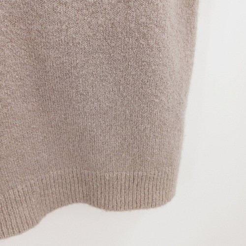 BCBGMaxAzria Sweater Dress Size S Taupe & Cream Wool Blend Soft Cozy Luxurious - Picture 9 of 10