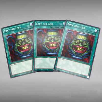 Topf der Gier YGLD SYE SD4 SD1 SD3 SD2-JP017 SRL-G129 LOB BP01 BP02 Rare  YuGiOh