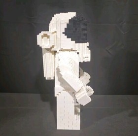 Lego Nasa Apollo BigFig Sculpture Glued Minifigure Model 3723  2 Ft. Tall!