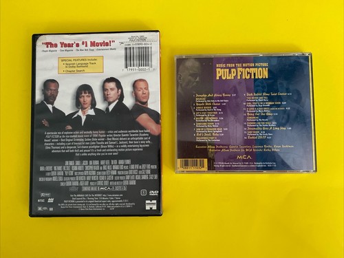 PULP FICTION (DVD & OST CD COMBO 1994) LIKE NEW CONDITION - FAST FREE SHIPPING - Picture 2 of 10