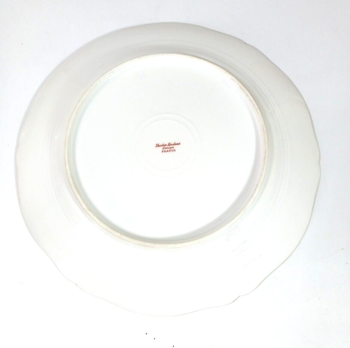 Limoges Haviland France PlateArt Nouveau Green Gold Pink Center Medallion - Picture 4 of 7