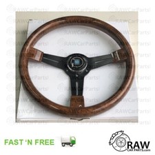 14 Wood Steering Wheel Universal 380mm 15 Inch Grant Classic Nostalgia Style Wood Grain Steering Wheel with Horn Kit