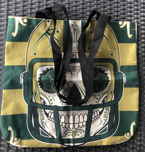 Baylor University College Team 16” x 17” 2-Griff Beuteltasche Totenkopf Blumendesign Neu ohne Etikett - Bild 4 von 4