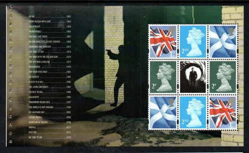 Elige UNO O MÁS MNH DY33 JAMES BOND Detrás de escena Prestige Folleto Panel 2020 - Imagen 5 de 5