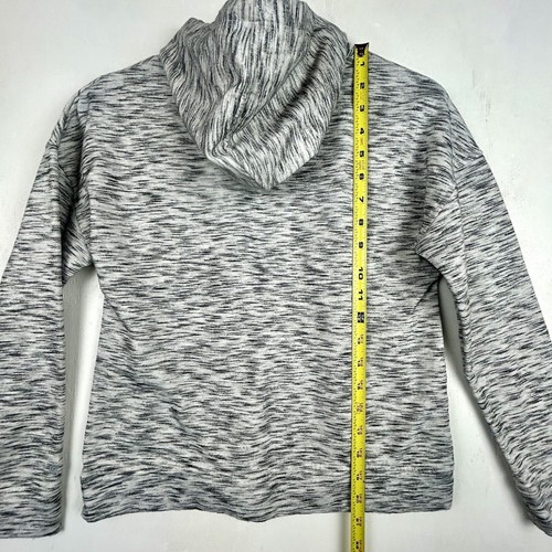 Mädchen Champion Kapuzenpullover 10/12 Large grau Logo leichter Hoodie - Bild 9 von 13