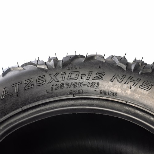 Front 25 x 8-12'' + Rear 25 x 10-12 A/T ATV Tires Combo Sets 6 PR Tubeless POWER - Bild 9 von 10