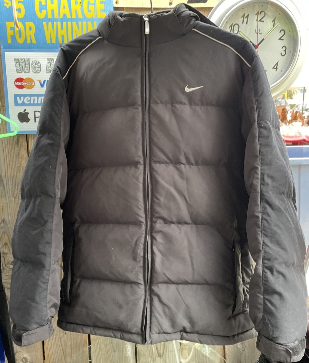 90's Nike Big Logo Swoosh Nuptse Winter Down Jacket Puffer