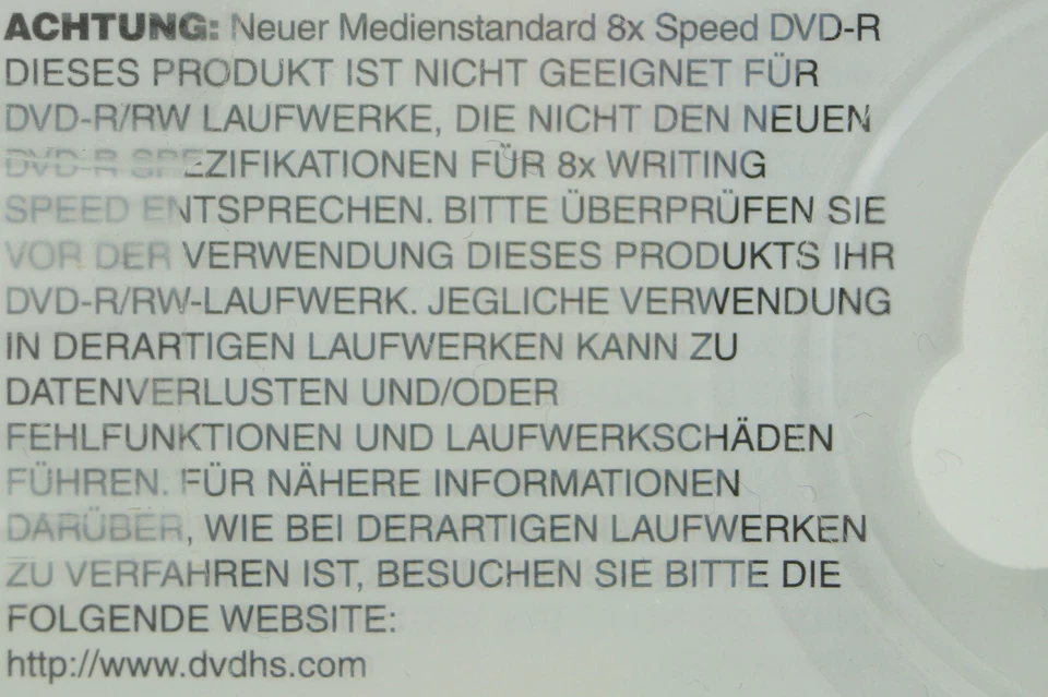 1x100 FUJIFILM DVD-R WriteOnce Professional 4.7GB Printable SHRINK NEU 005-973 - Bild 3 von 4