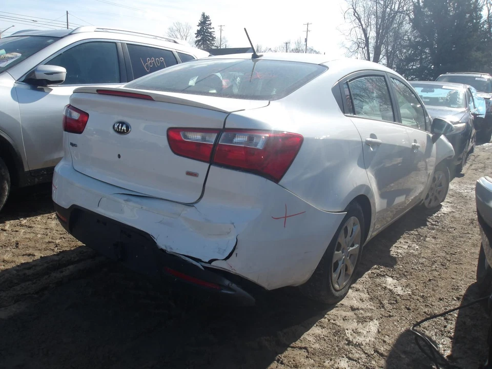 Used Left Sun Visor fits: 2014 Kia Rio without illumination w/o sunroof Left Gra - Image 3 of 4