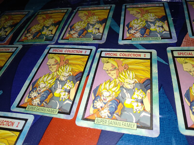 ドラゴンボールZ プリズムカード THE SAIYAN FAMILY レア Dragon Ball Z 19 Cards - Special Collection I - Super Saiyan