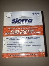 Sierra 18-7945 Marine 90GPH 10 Micron Replacement Fuel/Water Separating Filter