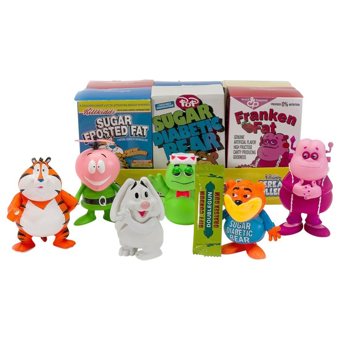POPAGANDA X RON ENGLISH 3.5 INCH CEREAL KILLERS BLACK LIGHT