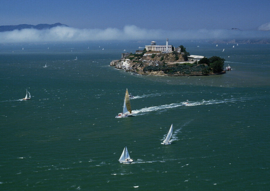 261869 Alcatraz Island and Alcatraz Prison WALL PRINT POSTER CA 261869 Alcatraz Island and Alcatraz Prison WALL PRINT POSTER CA