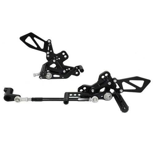 Nero pedane arretrate regolabili rearset per HONDA CB650F CB 650 FA 2014-2022 - Picture 5 of 6