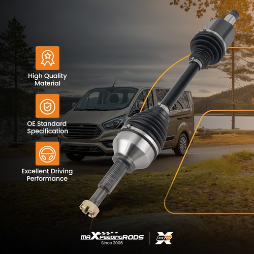 DRIVE SHAFT NEAR/SIDE FOR FORD TRANSIT / TOURNEO CUSTOM 2.0-2.2 TDCi 2011+ - Picture 9 of 12