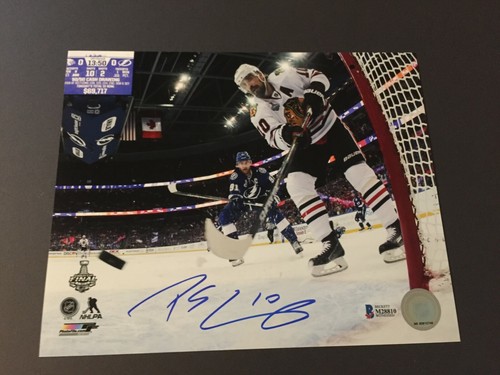 Patrick Sharp Autographed Signed 8x10 Photo -Blackhawks- Beckett Witnessed - Picture 1 of 6