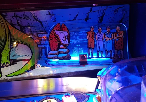 FLINTSTONES Pinball PLASTIC light mod BLUE
